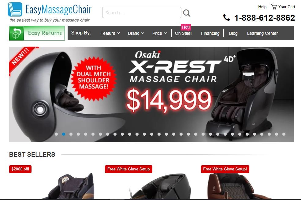 Easy massage chairs