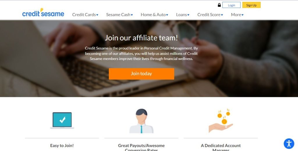 credit sesame affiliate program