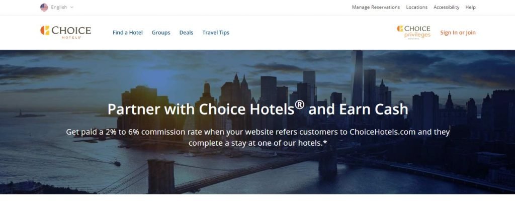 Choice Hotels Affiliate Program