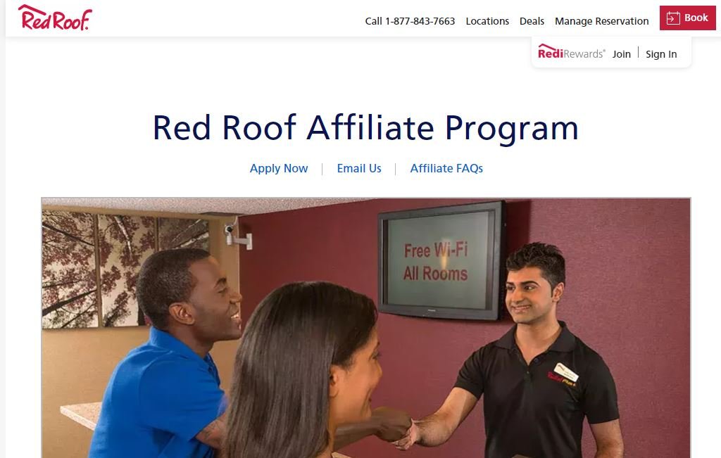 Red roof affiliate program