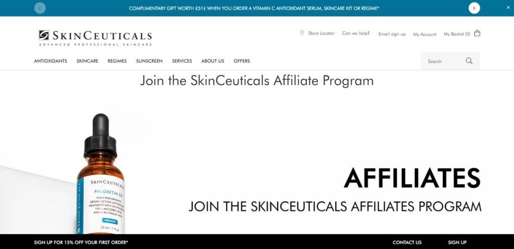 Skinceuticals Affiliate Program