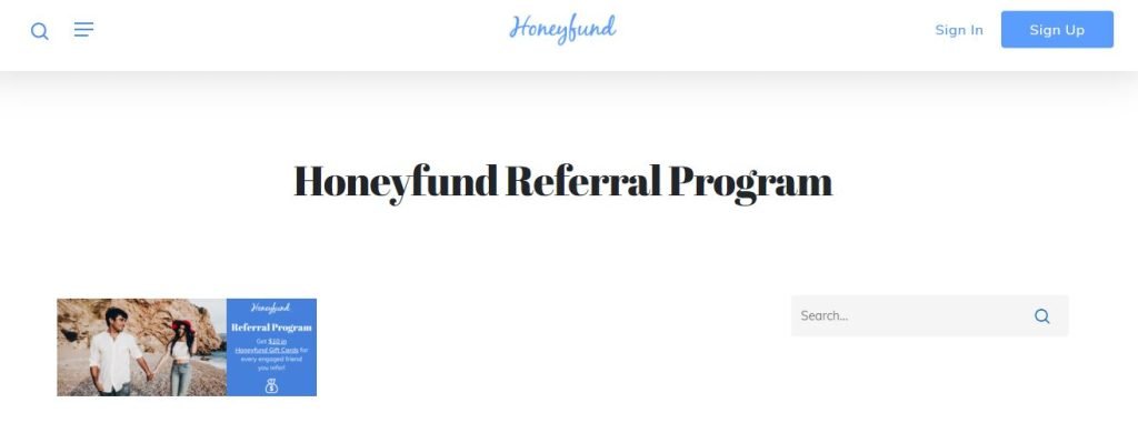honeyfund Affiliate Program