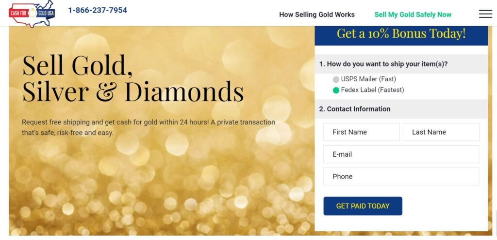sell gold online